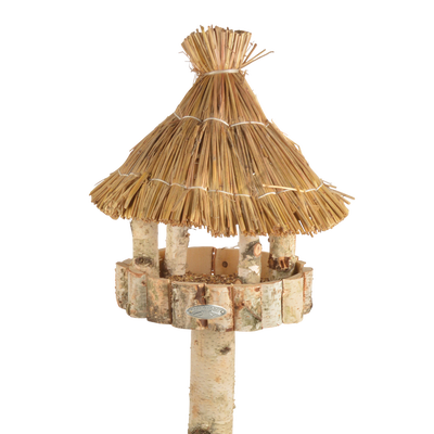 Comedero para Pajaros Mesa Redonda en Poste